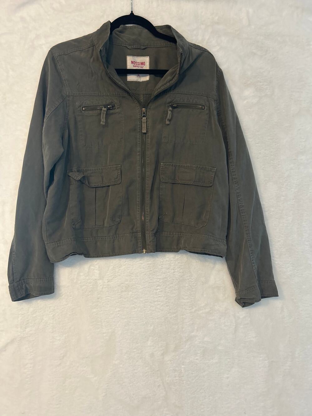 Massimo Supply Co Men's XXL Olive Green Utility Jacket